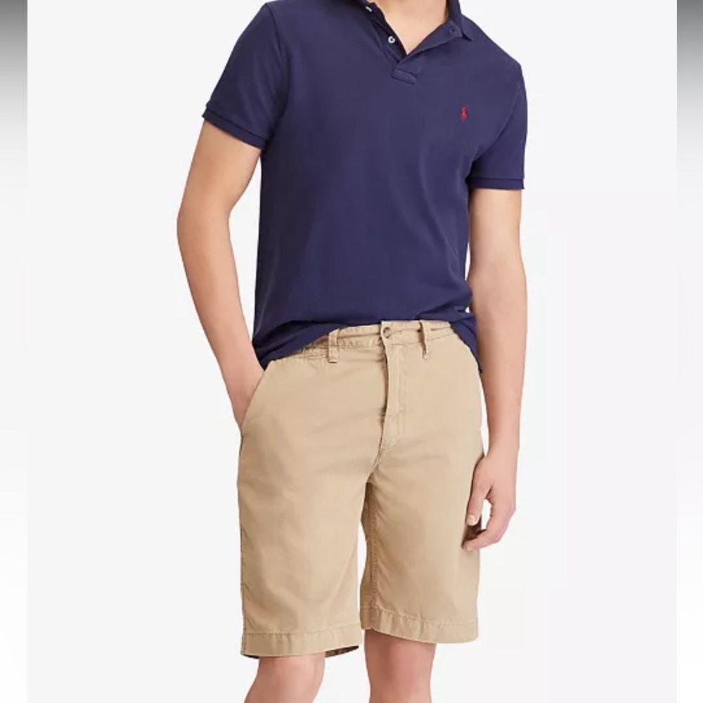 Polo Ralph Lauren Classic Fit Khaki Shorts Size 34